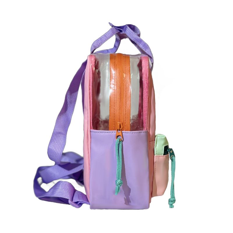 Pink Transparent Backpack