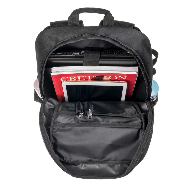 Black Travel Backpack 