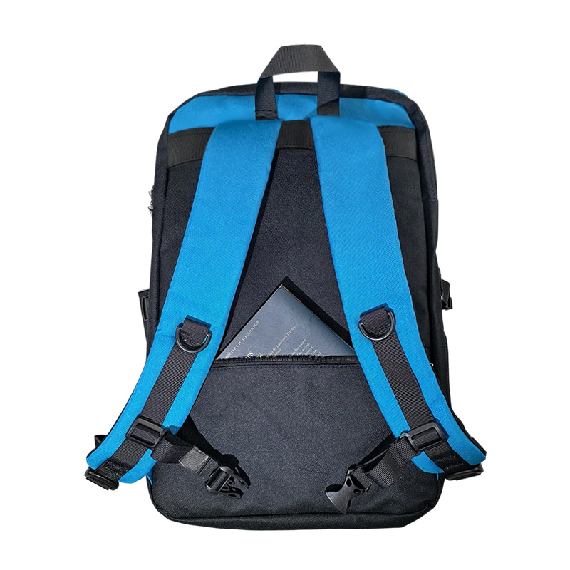 backpack with anti theft zippers