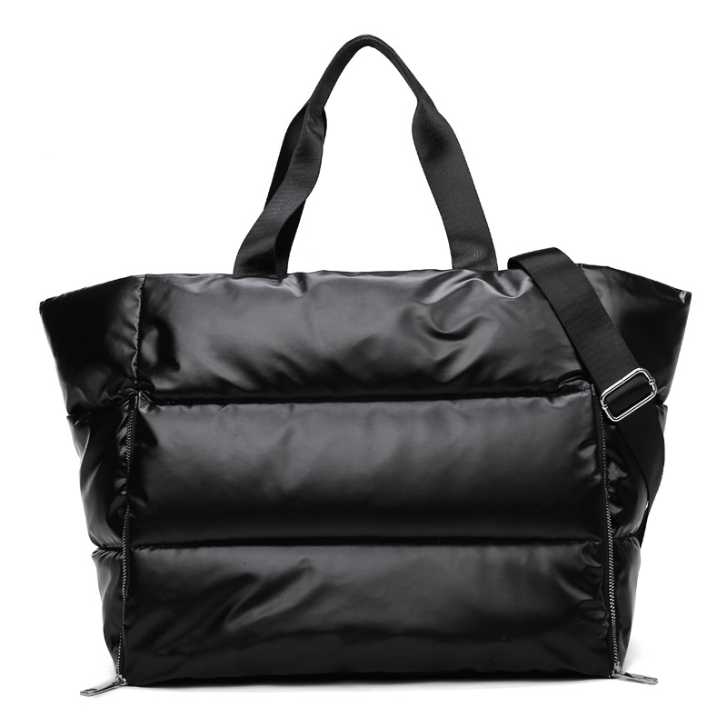 Black tote bag