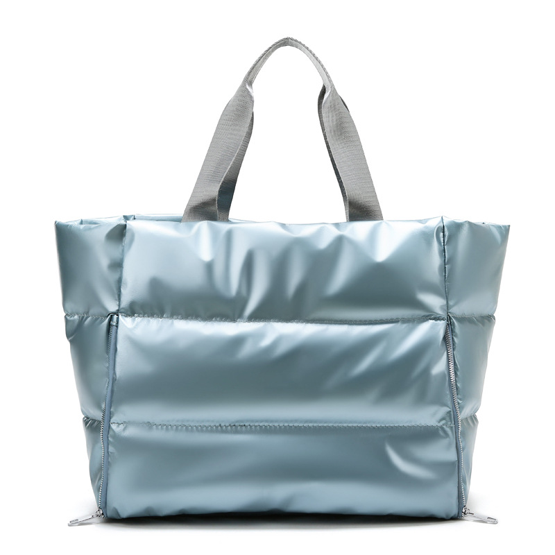 Blue tote bag