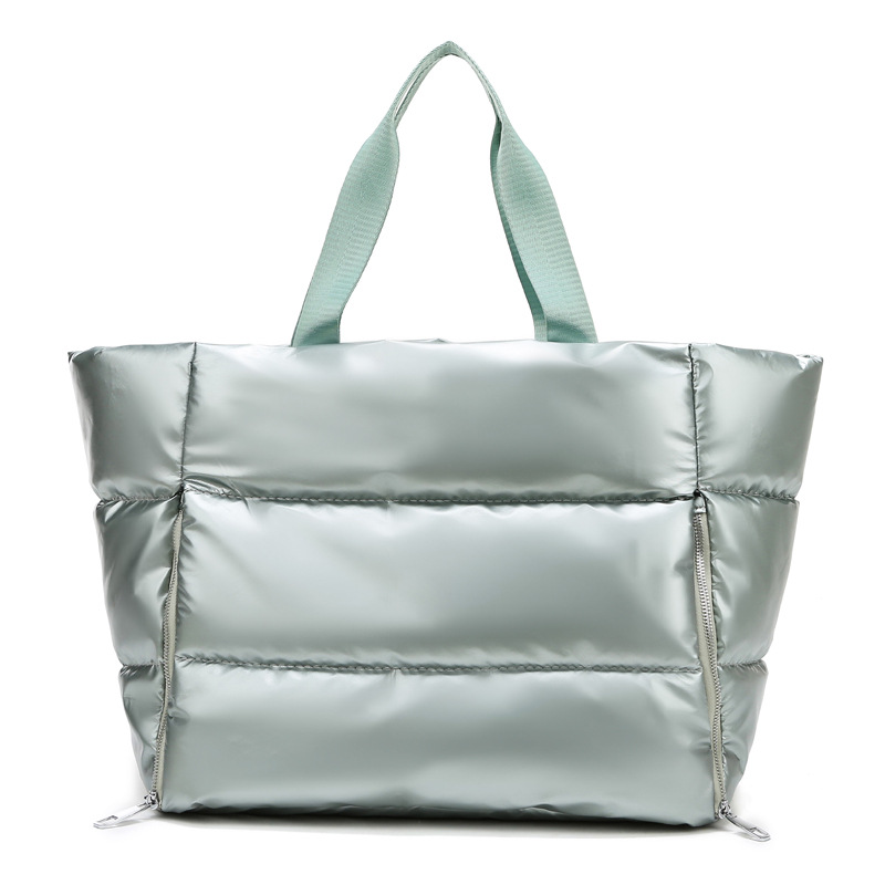 Green tote bag