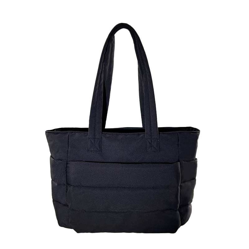 Black tote bag