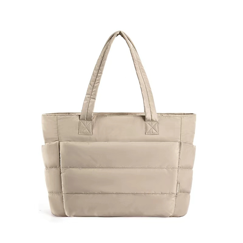 Khaki tote bag