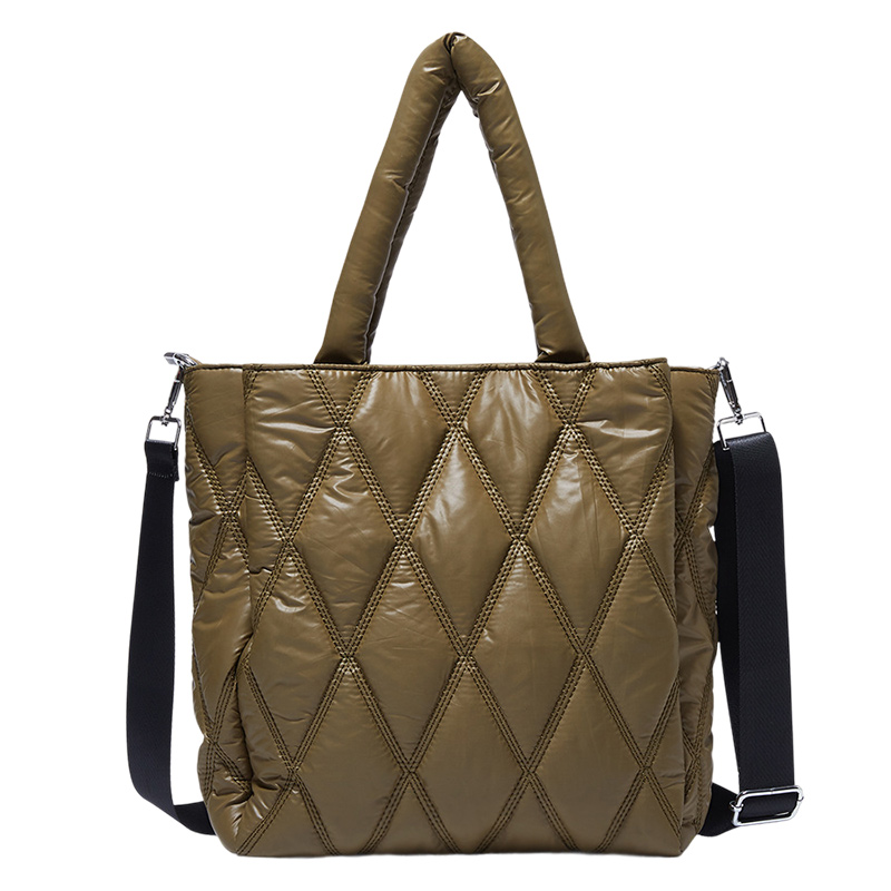 Green tote bag