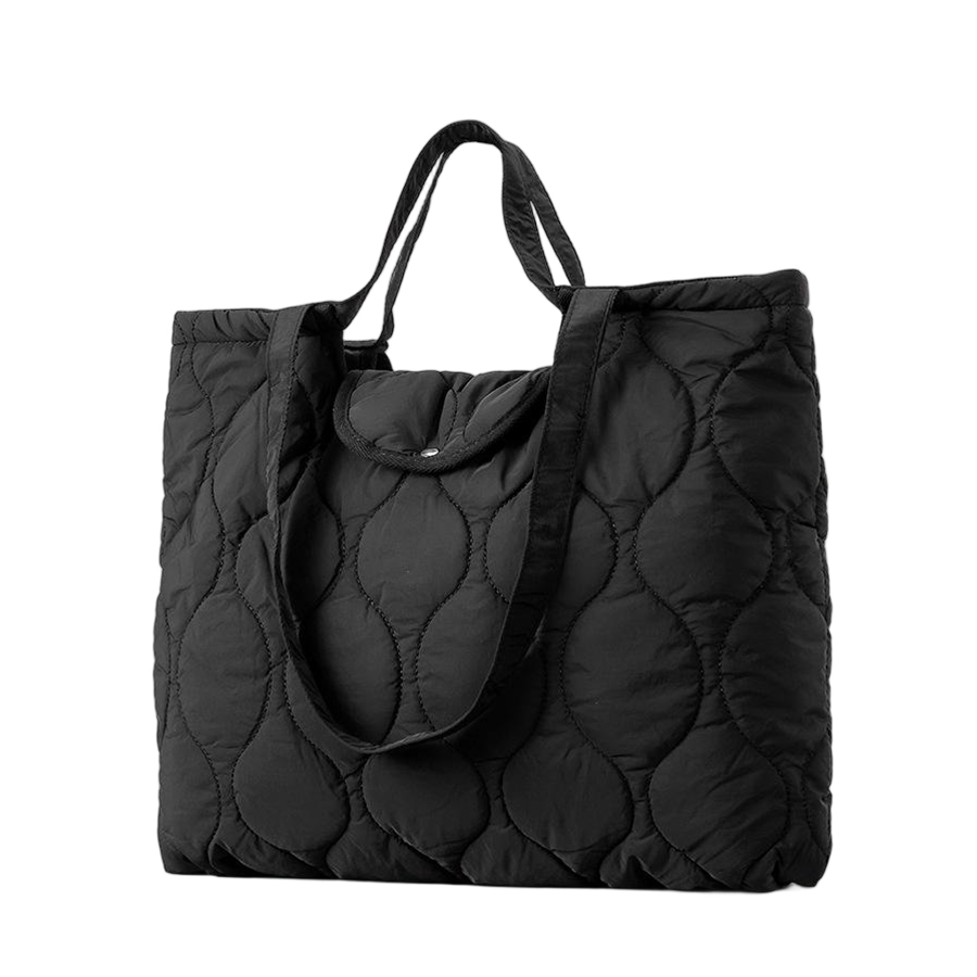 Black tote bag