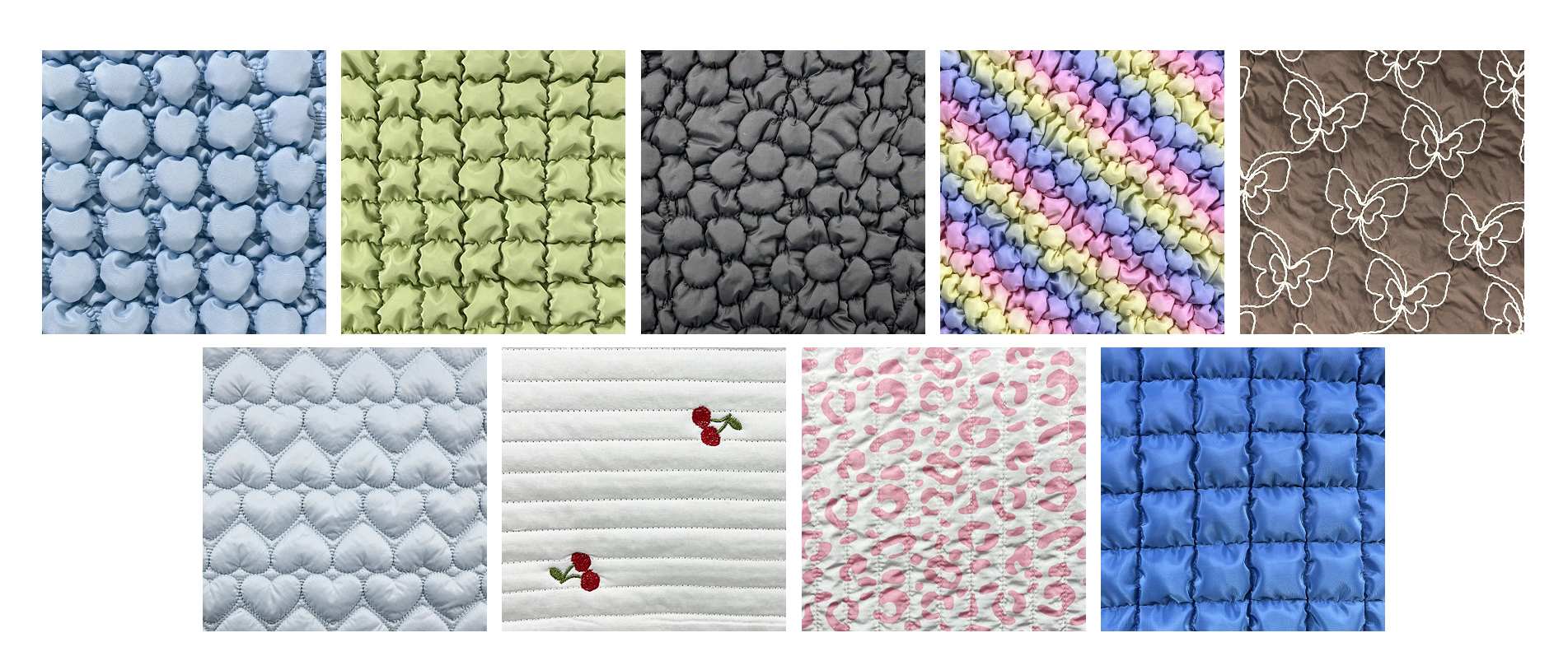 Quilted nylon fabric Quilted nylon fabric