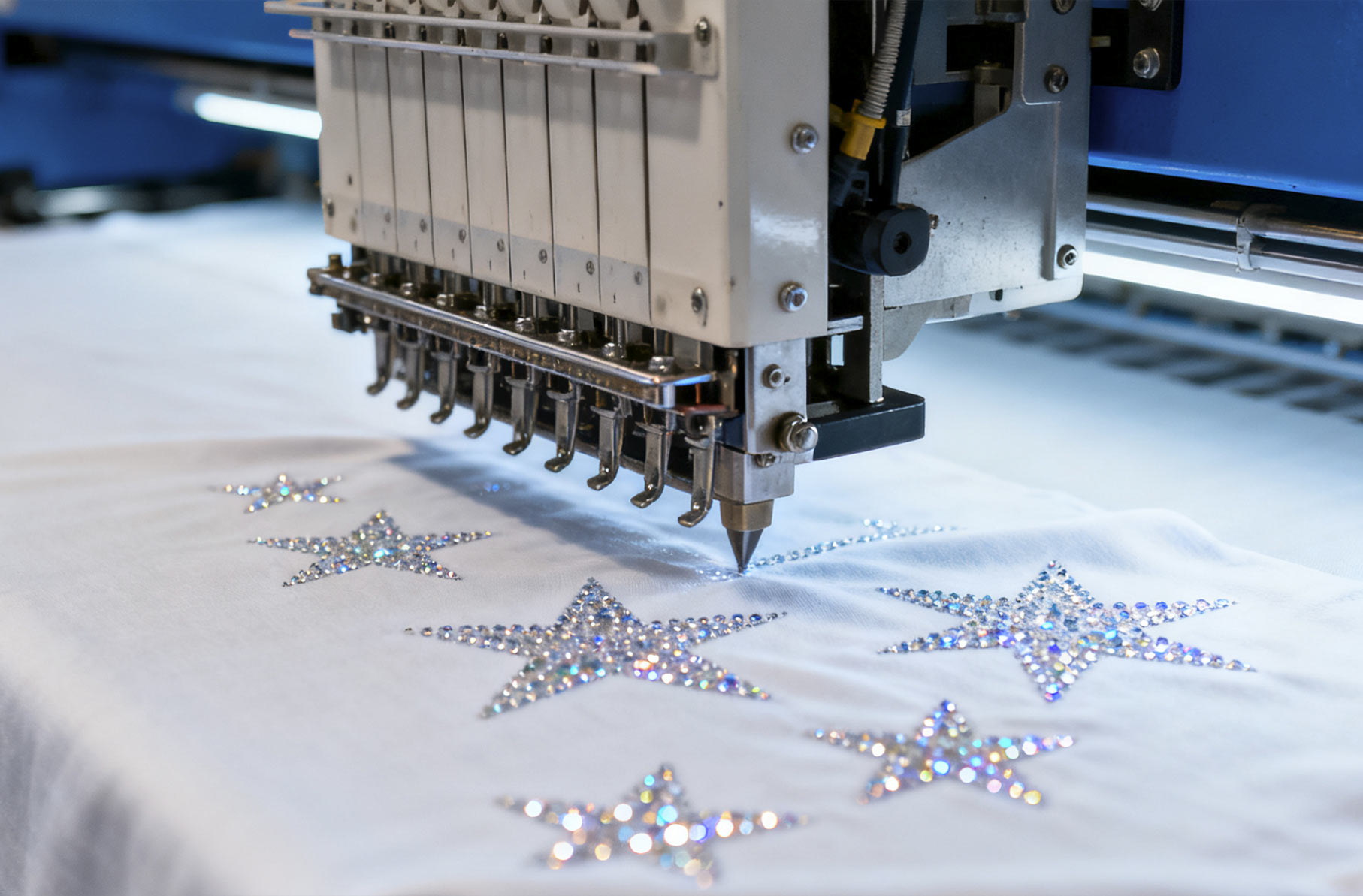 Hot Fix Rhinestone Logo