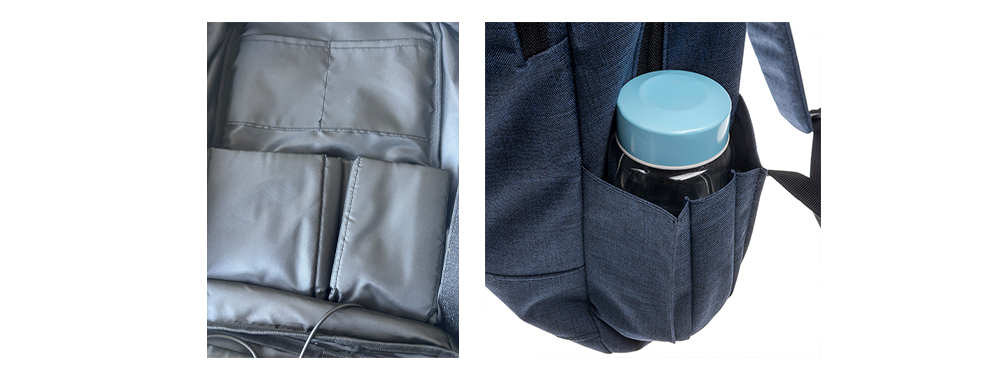 Inner Compartments&Bottle Pocket