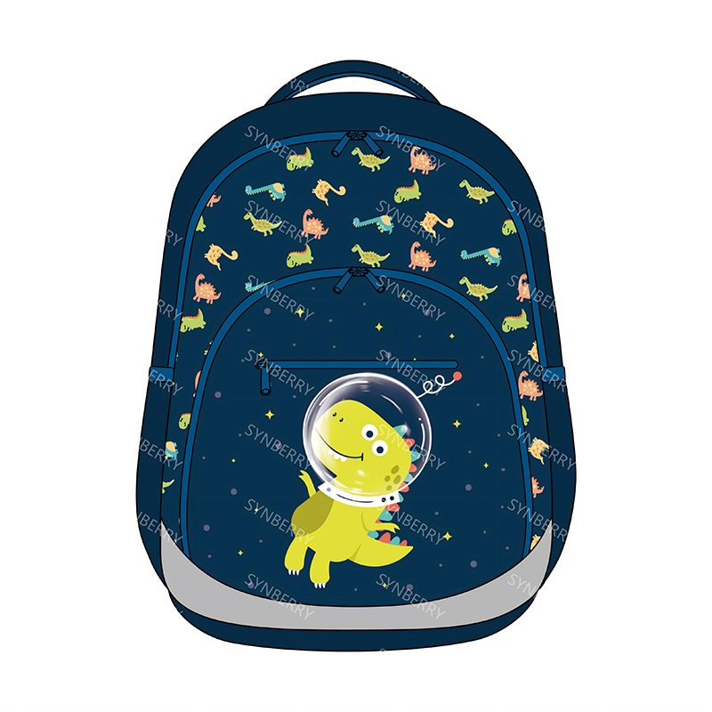 Space Dinosaur Preschool Backpack for Boys