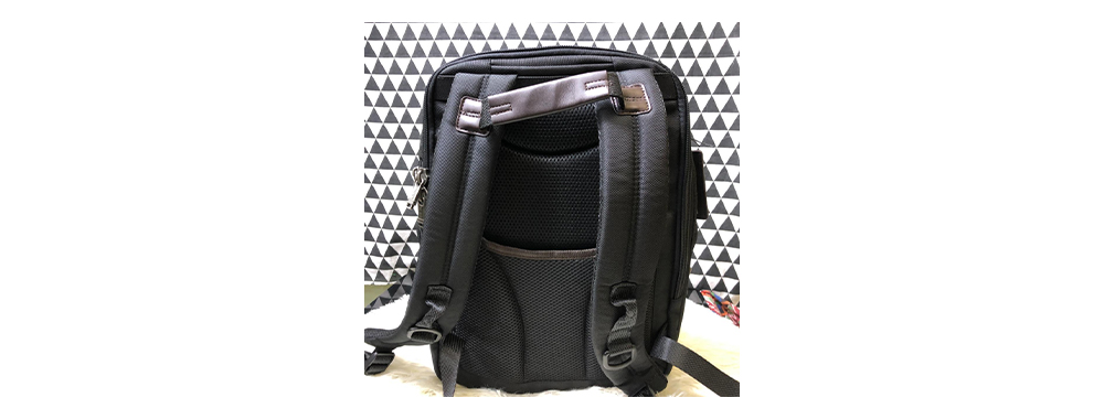 Tumi backpack thick padding display