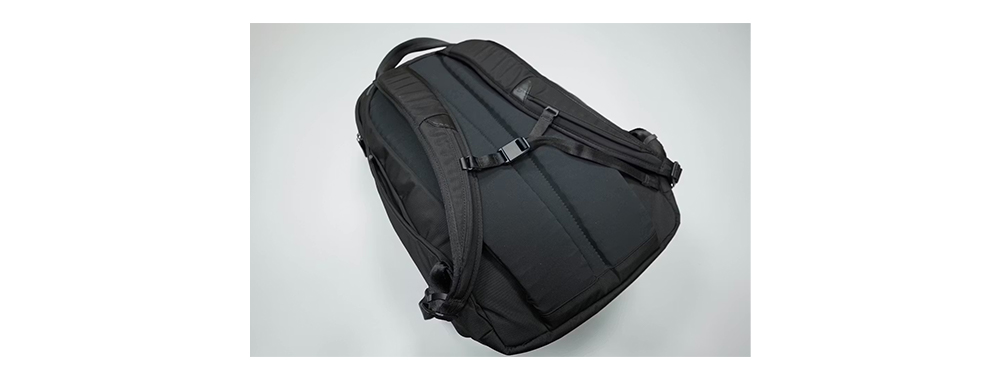 Bellroy Backpack back with thickened padding display