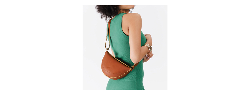 Display of wearing effect of crossbody bag