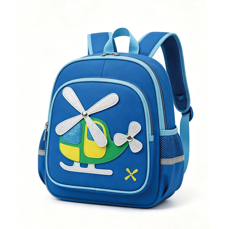 OEM Fun Helicopter Preschool Backpack