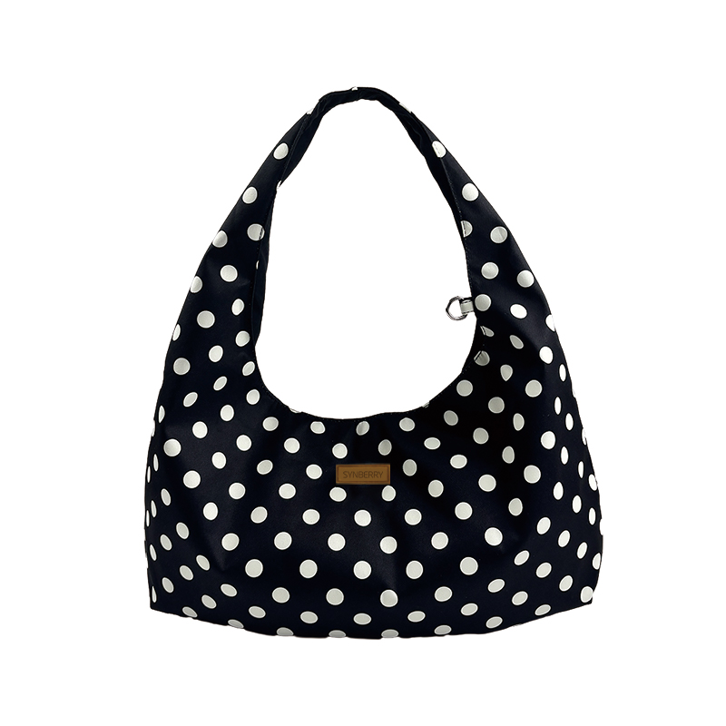 Polka Dot Hobo Bag