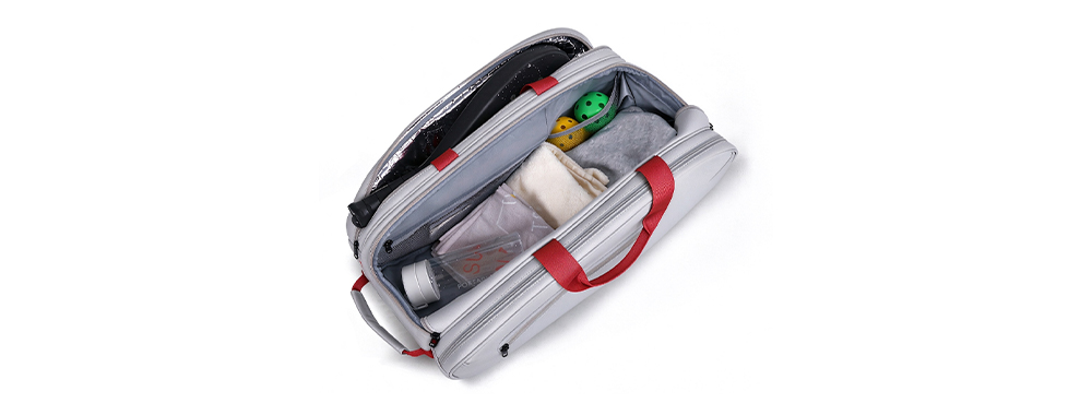 Picture display Pick ball bag with large capacity main compartment Picture display Pick ball bag with large capacity main compartment